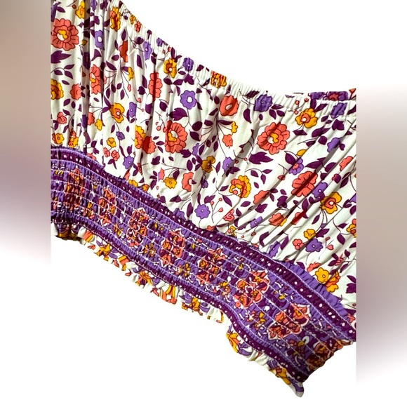 Sophie and Trey Womens 60s Style Flower Child Top Size Small - Picture 4 of 16